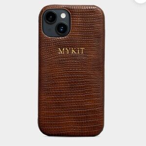 Insérif Brown Lizard Leather Magsafe Iphone Case